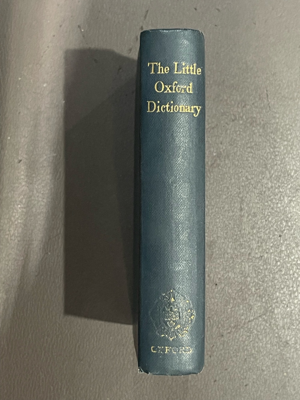 The Little Oxford Dictionary - Hardcover Blue Home Art Print